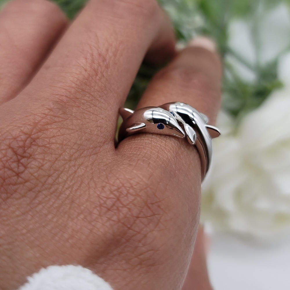 🥰 ADJUSTABLE DOLPHIN RING - Picture 4 of 16